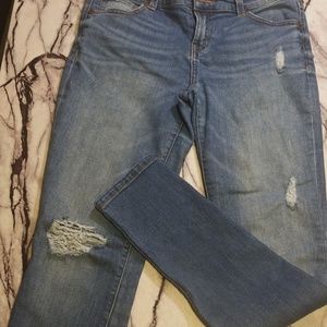 Light wash jeans